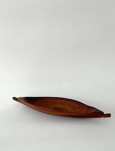 Elegante Tazón de Madera en Forma de Barco, Vajilla para Servir Frutas, Ensaladas y Sopas, Utensilios de Cocina para el Hogar, Mesa de Comedor, Regalos de Boda - Product Image 2