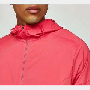 Conjunto de ropa deportiva de gimnasio XL personalizada unisex, chaqueta con cremallera de dos piezas, conjunto de pantalones cortos para correr, cortavientos de nailon impermeable para estampado al aire libre - Product Image 6