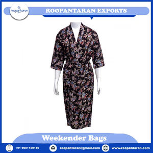 Venta caliente verano Kimono bloque indio-impreso diseño Floral 100% algodón Cambric suave transpirable correa de espagueti tamaño libre - Product Image 2