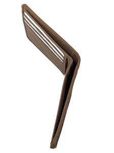 Portefeuille en cuir véritable personnalisé de haute qualité portable avec fermeture à rabat pour hommes, élégant et décontracté, emballage inclus - Product Image 2