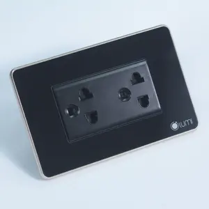 Lumi Scratch-Resistant Tempered Glass Socket From Vietnam Smart Home Plugs & Sockets Socket Set