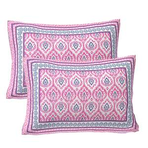 Juego de Edredón con Estampado Floral Magenta, Sábana Doble con 2 Fundas de Almohada, Sábana Plana de Algodón para Uso Doméstico, Paquete de 3 Piezas (ADB1468) - Product Image 3