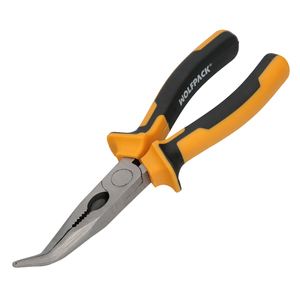 Pinze a bocca curva 200 mm. Acero DIN 5745 - Product Image 1