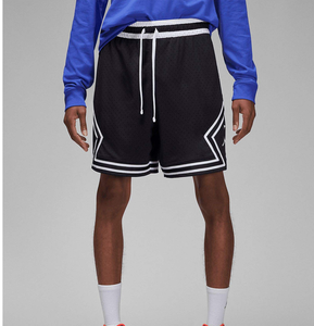 Shorts de basket-ball personnalisés pour hommes Noir avec bordure blanche Maille Streetwear Shorts de sport avec cordon de serrage à la taille - Product Image 3