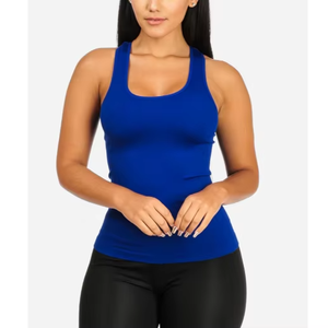 Collection été Meilleures ventes Top Tendance Haute Qualité Femmes Logo Personnalisé Débardeur Gym Sport Yoga Workout Wear Confortable - Product Image 5