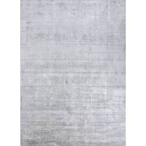Tapis rectangulaire rayé en laine, bambou, soie, coton biologique et jute, tissé à la main, bleu, pour couloir ou chambre d'adolescents, modèle HWB-5006 - Product Image 1