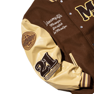 Veste universitaire en laine, style varsity, personnalisable, unisexe, col montant, sport, mode streetwear, hiver - Product Image 5