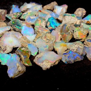 Piedra Preciosa de Ópalo Natural Seco de Etiopía, Grado AA, Grande, con Juego de Color/Fuego, 5000 Quilates, para Joyería - Product Image 6