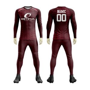 New Arrival Premium <b>Padded</b> Goalkeeper Uniform Factory Football Soccer Team Men Training Jersey Soccer Kits - Product Image 1
