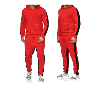 Venta al por mayor personalizado 100% algodón hombres XL Fitness deportes Sudadera con capucha conjunto transpirable Invierno Polar chándal para otoño más sin costuras - Product Image 6