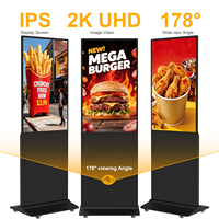 Pantalla digital de señalización de 32 pulgadas con software CMS y 5 años de garantía para minoristas, hoteles, restaurantes y publicidad.