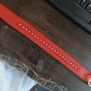 ปลอกคอสุนัขแบบถักหนัง Napa ปลอกคอสัตว์เลี้ยงแบบนุ่มดีไซน์หรูหรา - Product Image 3