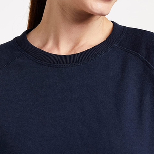 Sweat-shirt oversize respirant pour femme, col rond, manches régulières, en tissu tricoté, collection 2026 - Product Image 5