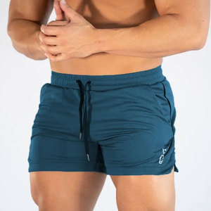 Shorts de sport coupe-vent en toile unie avec logo personnalisé, design tendance, séchage rapide, pour hommes, collection 2024, les plus vendus - Product Image 4