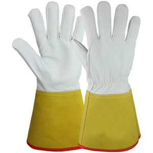 Gants TIG en cuir industriel de haute qualité pour le soudage des applications MIG de bâton de sécurité Usine directe du Pakistan pour une utilisation professionnelle - Product Image 1