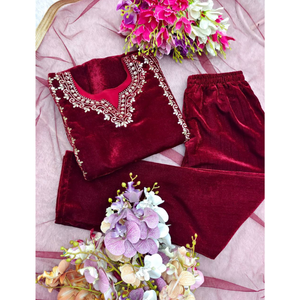 Lanzamiento exclusivo de terciopelo viscoso 9000 puro de diseñador con fabricante de colecciones de trajes de fiesta pesados de Royal Export - Product Image 6