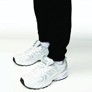 65% algodón 35% poliéster Material súper suave cinta transpirable Trim Dynamic Jogger negro chándal de mujer - Product Image 4