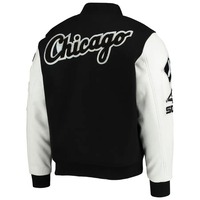 Vestes de nom d'équipe personnalisées | Personnaliser la veste Letterman | Chicago Pro Standard Varsity Logo Full-Zip Jacket