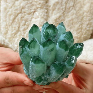 Racimo de cuarzo fantasma verde natural al por mayor cristal crudo para coleccionistas decoración del hogar energía curativa y exhibición de Feng Shui - Product Image 6