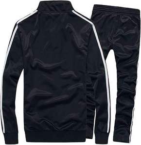 Chándal Deportivo Unisex Personalizado al por Mayor, Manga Larga, Estampado, Cierre de Cremallera de un Cuarto, Transpirable, Informal, 100% Poliéster, Talla Grande - Product Image 3