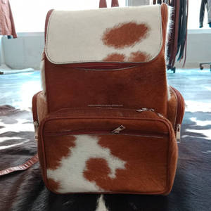 Sac à dos en cuir véritable avec fermeture éclair, élégant, multifonctionnel, pour voyage, ordinateur portable, école, capacité 20-35L, unisexe - Product Image 4