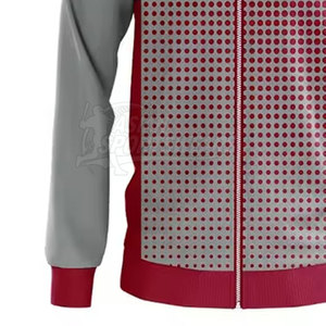 Vestes de rugby de luxe à texture douce, haut de gamme, confortables, coupe décontractée, fermeture éclair intégrale, vêtements de sport en promotion - Product Image 5