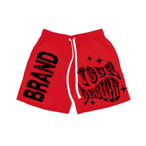 <b>Men's</b> 100% Cotton Active <b>Shorts</b> Custom Logo Elastic Waist Closure Breathable Sweat <b>Shorts</b> Raw Hem Ripped Cut Casual Work <b>Shorts</b> - Product Image 5