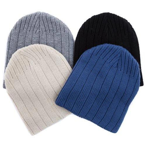 Offre Spéciale Bonnet tricoté sportif à 5 panneaux avec logo personnalisé pour l'hiver Bonnet uni pour l'extérieur avec options de taille de broderie disponibles - Product Image 6
