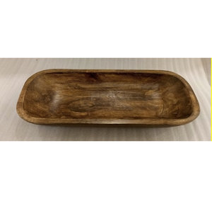 Wooden Pedestal Fruit Bowl With Wide Opening, Round Design Ideal for Wedding Centerpieces and Tabletop Decor - Product Image 5