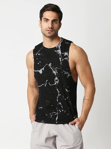 Débardeur Homme Personnalisé en Coton Tricoté Respirant et Écologique, Style Décontracté Tie-Dye pour l'Été, Vente en Gros - Product Image 3