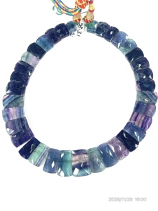 Collier ras de cou tendance de luxe en quartz de glace naturel facetté de qualité AAA, 18 pouces - Product Image 6