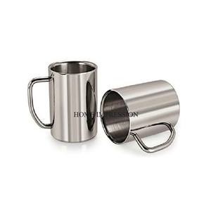 Minimalist New Design <b>Metal</b> Stainless Steel Mug With Shiny Polished Handle Pure <b>Metal</b> Coffee Dining Drinkware for Parties Supply - Product Image 4