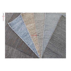Venta caliente Bhadohi alfombras de poliéster de yute reciclado hechas a mano interior/exterior alfombra impermeable geométrica Patio comedor - Product Image 5