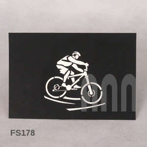 Cartes de vœux 3D pop-up en papier durable personnalisables en gros, vernis mat traditionnel, souvenirs faits à la main au Japon - Product Image 3