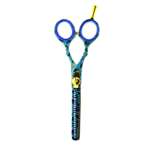 Meilleure qualité coupe de cheveux amincissement ciseaux papier enduit conception personnalisée cheveux légers élégant ciseaux amincissants - Product Image 5