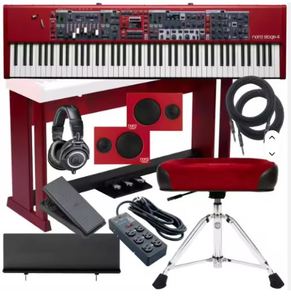 Oferta Destacada: Órgano Electrónico Portátil de 88 Teclas de Alto Estándar con Teclado de Acción de Martillo Contrapesado de 4 Niveles - SET COMPLETO - Product Image 1