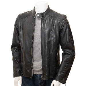 แจ็คเก็ตหนังผู้ชายดีไซน์ล่าสุด หนังวัวแท้ 100% คุณภาพสูง สำหรับฤดูหนาว ผลิตในปากีสถาน - Product Image 3