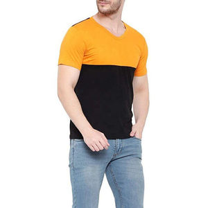 T-shirts en coton confortables personnalisés épaules surdimensionnés t-shirts amples entraînement de sport t-shirts pour hommes - Product Image 3
