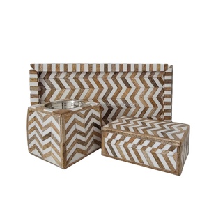 Haute qualité fait à la main écologique brûleur d'encens coquille vadrouille bois de santal incrustation plateau de service religieux Ramadan Eid Collection de cadeaux - Product Image 6