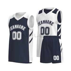 Camiseta de baloncesto personalizada 100% poliéster, ropa de baloncesto, diseños de uniformes, conjuntos de sublimación con patrón de equipo juvenil - Product Image 5