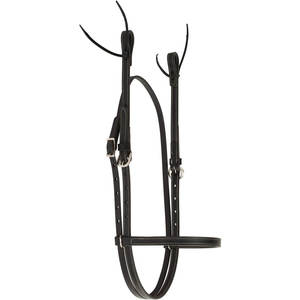 Bride de cheval Western en cuir tournesol Bitless Sidepull avec rênes assorties Culotte réglable Hackamore Headstall Set - Product Image 3