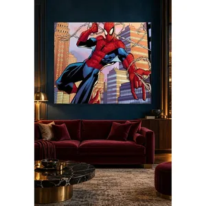 Impression sur toile Fida Spider-Man balançant entre les gratte-ciel - Product Image 2