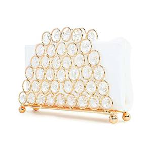 Porte-serviettes debout en cristal de qualité supérieure distributeur de Table de luxe pour cuisine salle à manger fête mariage et décor de pièce maîtresse élégant - Product Image 1