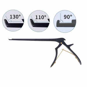 DOM MED DYNAMIC, Gran Oferta, Rongeur Kerrison Manual Negro de 230 mm de Largo, 90/110/130 Grados, Instrumento de Entrenamiento, Quirúrgico Veterinario, CE - Product Image 3