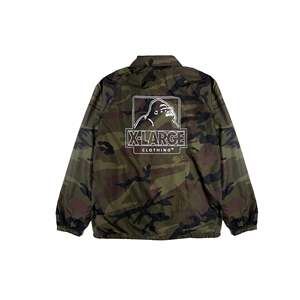 Blouson Coach Homme Grande Taille Camouflage avec Bordure, en Toile Respirante de Haute Qualité, à Capuche et Fermeture Éclair, Style Hip-Hop pour l'Automne - Product Image 2