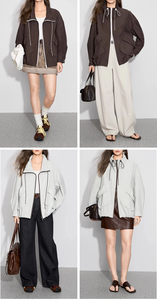 Trench-coat pour femme - Nouvelle arrivée automne, trench-coat léger décontracté pour l'extérieur, surdimensionné, vestes personnalisées avec logo - Product Image 4