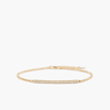 Bracelet en diamant pavé, design élégant en barre pour femmes - Product Image 2