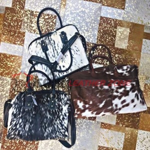 Bolsos de hombro de cuero personalizados Bolsos de mano Bolsos para el pelo - Product Image 1