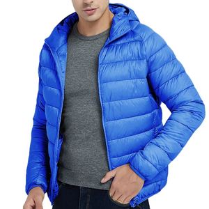 Wholesale Men's Quilted Puffer Jacket Hooded Winter <b>Warm</b> Lightweight Casual Down Coat Custom OEM Winter Outerwear - Product Image 6
