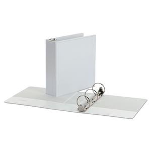 White 3-<b>Ring</b> Round View <b>Binder</b> Universal Economy 3-Inch Capacity 11-Inch X 8.5-Inch Size 3-Inch Diameter <b>Binder</b> - Product Image 4